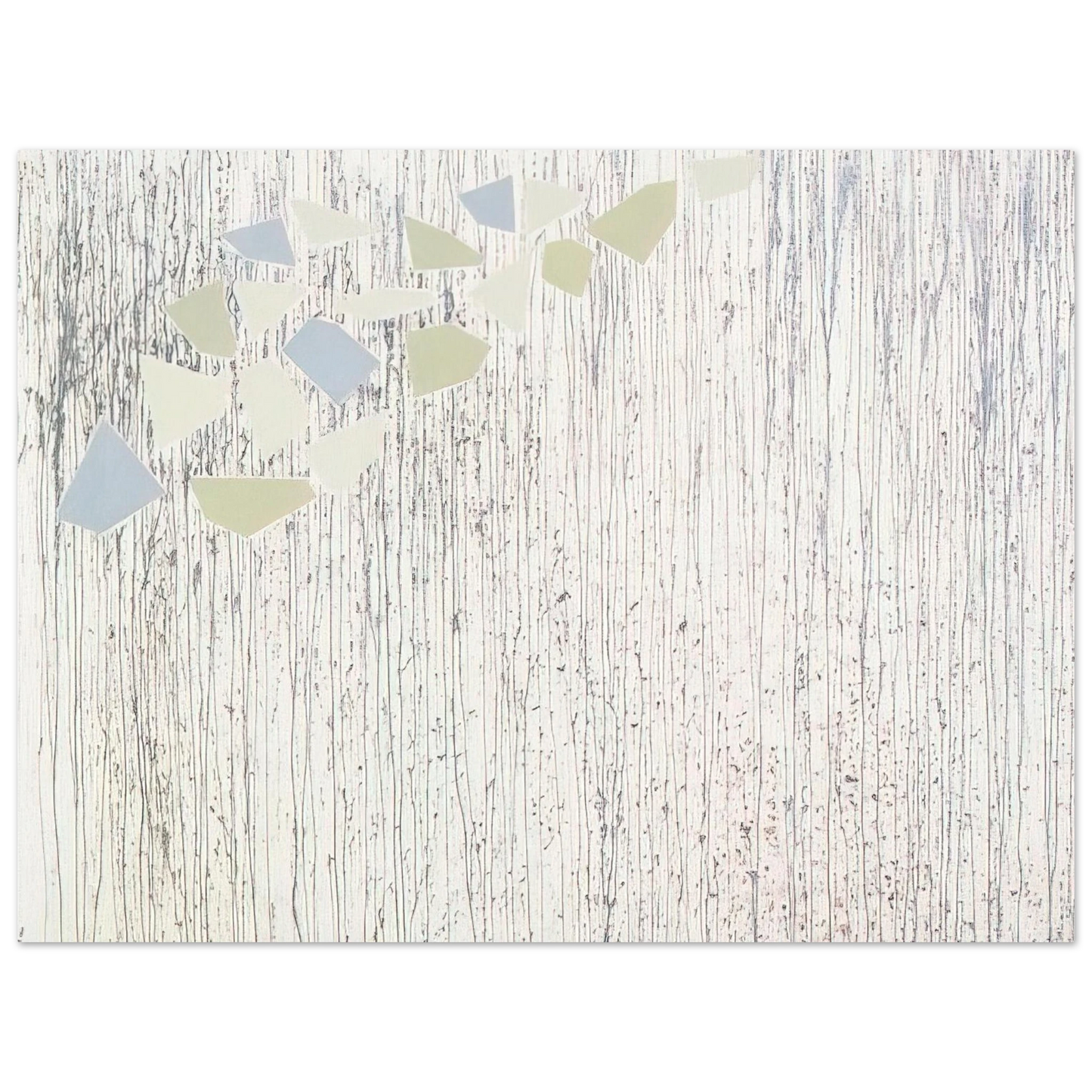 Robert Goodnough - Pale colors on runs - Abstract Expressionism Fine Art Poster - Default Title