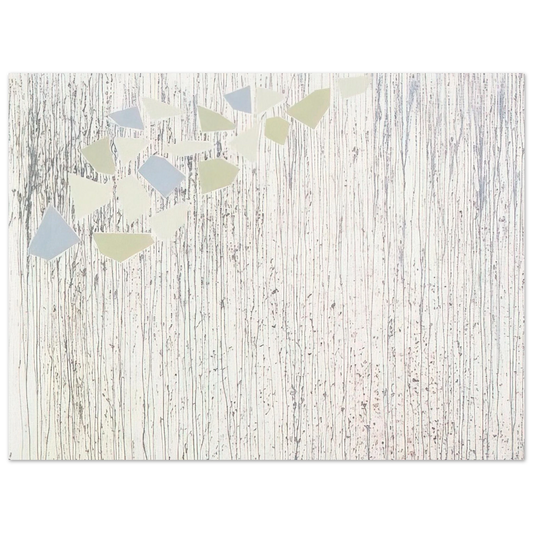Robert Goodnough - Pale colors on runs - Abstract Expressionism Fine Art Poster - Default Title