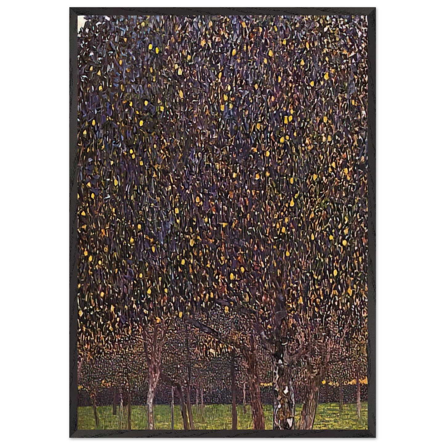 PEAR TREE 1903 - Gustav Klimt Framed Art Print – Black Wooden Frame - Default Title - -Framed Art Print