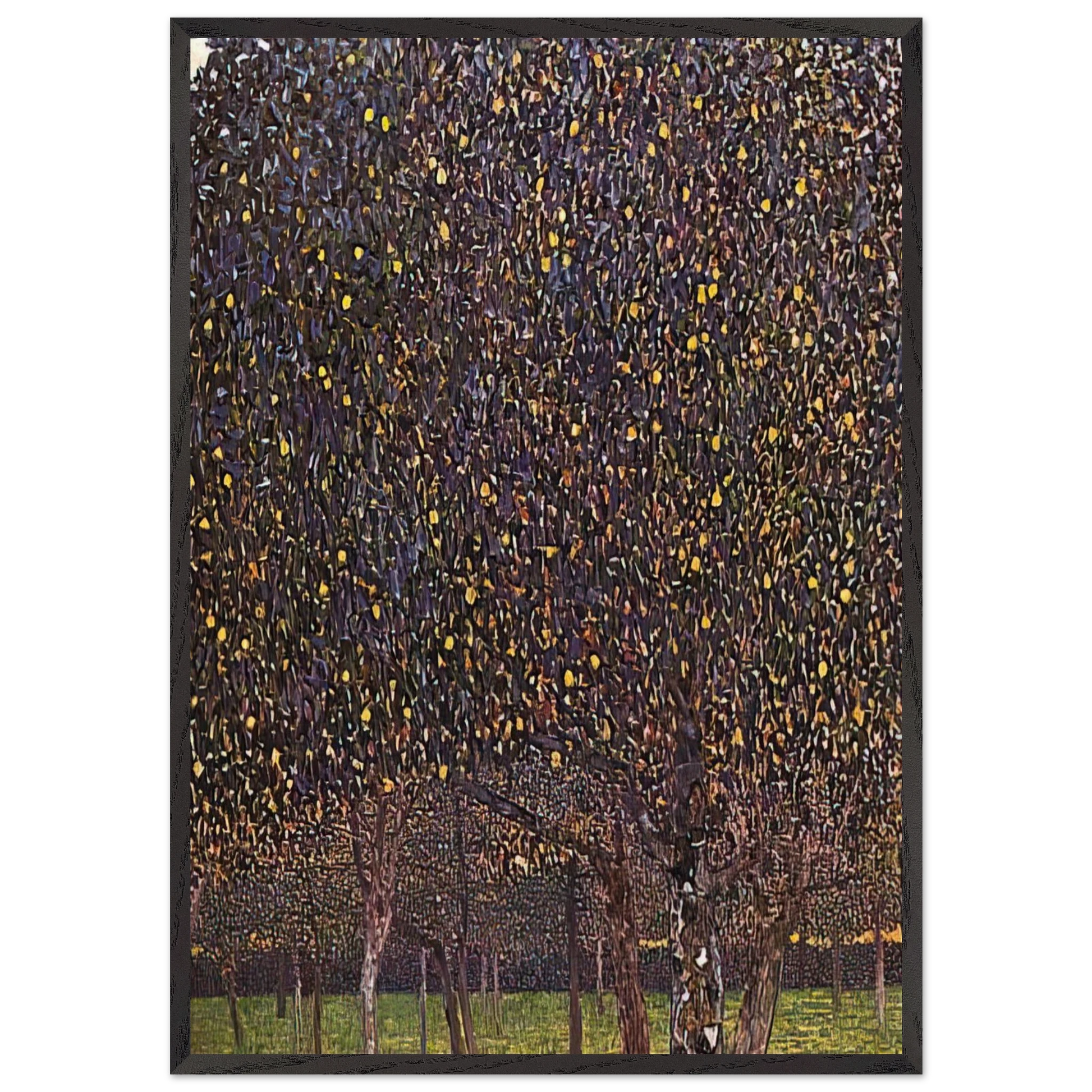 PEAR TREE 1903 - Gustav Klimt Framed Art Print – Black Wooden Frame - Default Title - -Framed Art Print