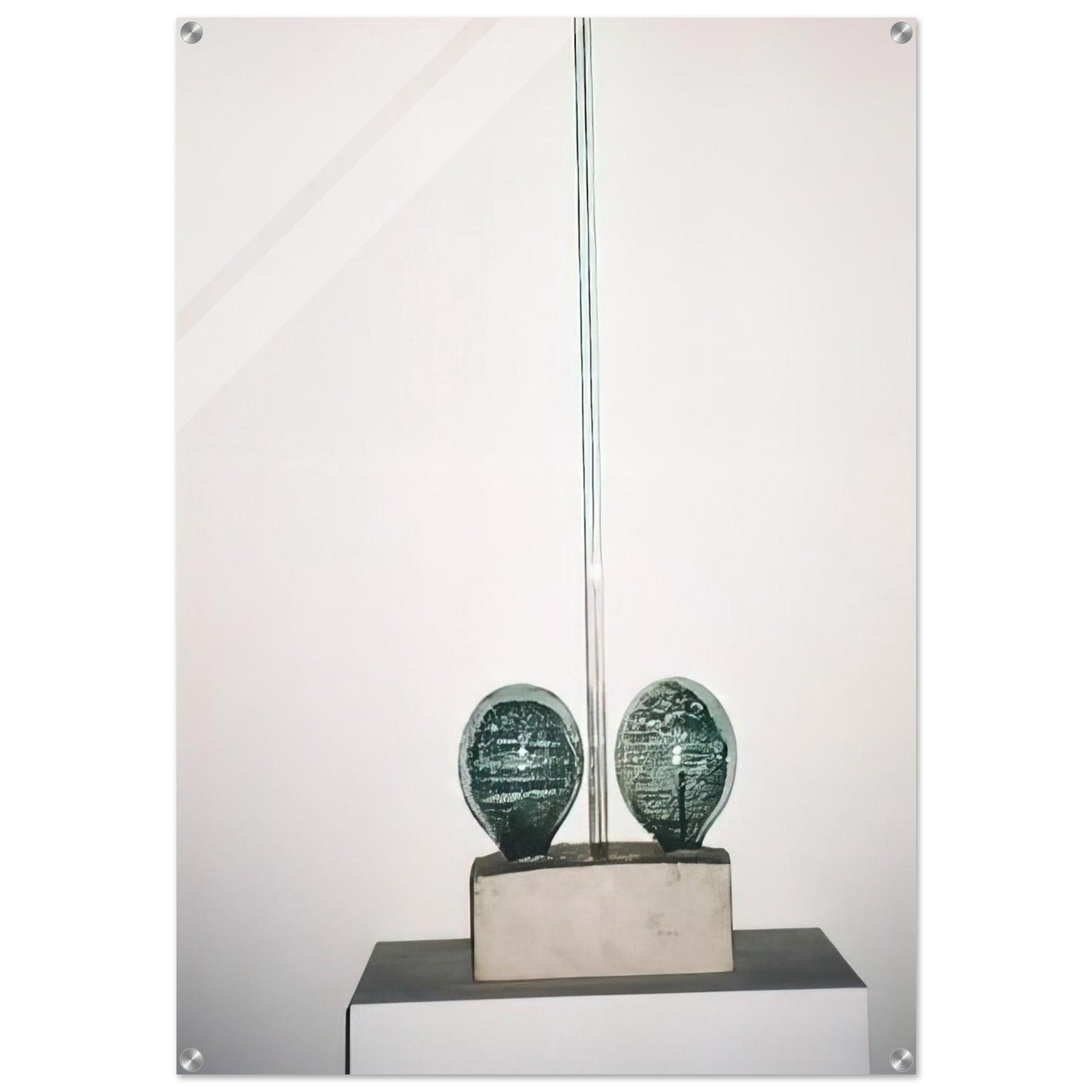 THE MAN WITH TWO SOULS 1950 - Robert Rauschenberg Acrylic Print - 70x100 cm / 28x40″ inches | Robert Rauschenberg Wall Art | Robert Rauschenberg Prints