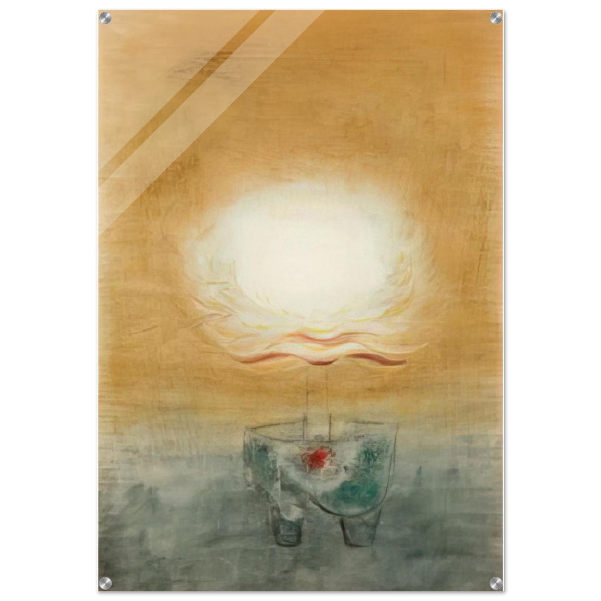 Lotus - 1945 - Morris Graves Acrylic Print - 70x100 cm / 28x40″ inches | Morris Graves Wall Art | Morris Graves Prints