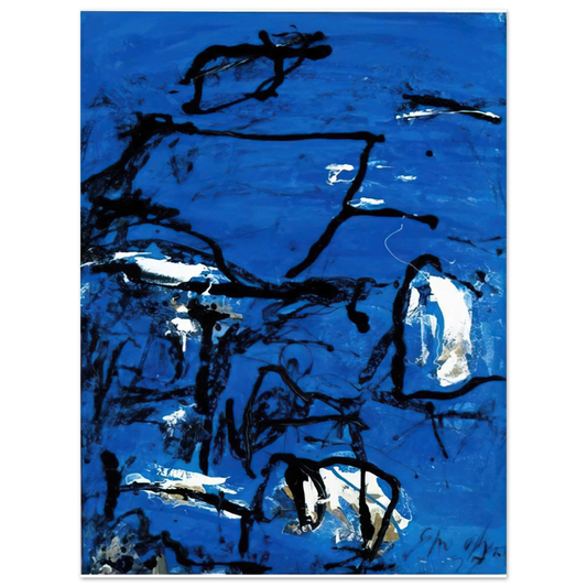 Emil Schumacher - Cuma - Tachisme Fine Art Poster - Default Title