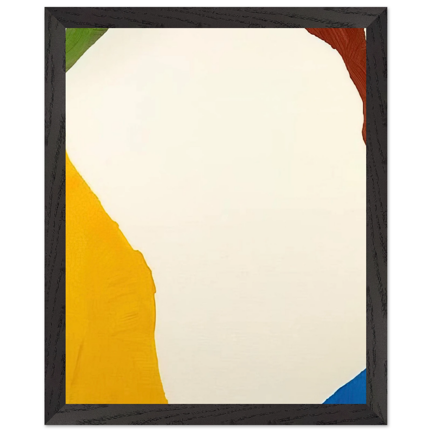 Helen Frankenthaler - Wind Directions - 1970 Wall art - 60x80 cm / 24x32 inches - Premium Wooden Framed Poster With Fine Art Paper - Black frame