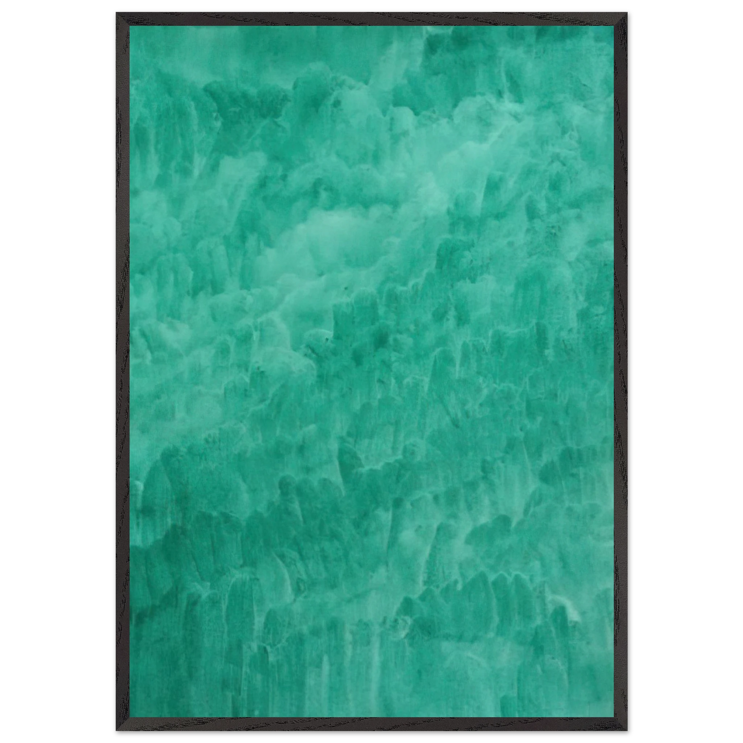 Viridian - Marcia Hafif Framed Art Print – Black Wooden Frame - Default Title - -Framed Art Print