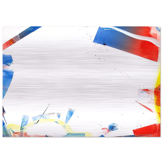 Untitled  SFM66-04  - Sam Francis Brushed Aluminum Print - 70x100 cm / 28x40 inches | Sam Francis Aluminum Print | Sam Francis Prints