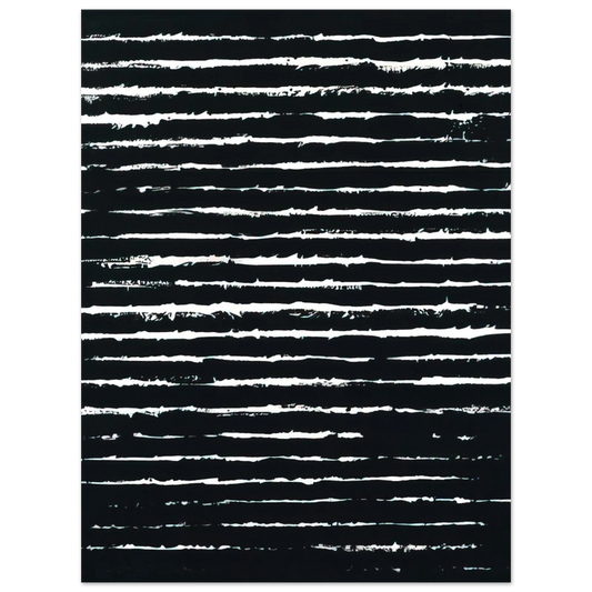 Pierre Soulages - Peinture 243 x 181 cm, 26 juin 1999 - 1999 Fine Art Poster - Default Title