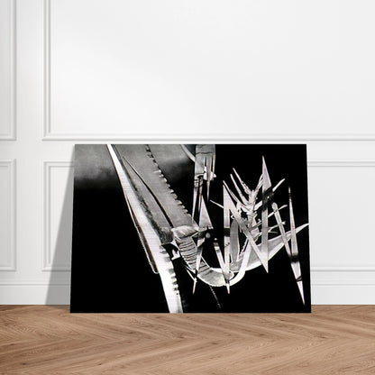 The Prickly Dark - James Rosenquist Brushed Aluminum Print - 70x100 cm / 28x40 inches | James Rosenquist Aluminum Print | James Rosenquist Prints
