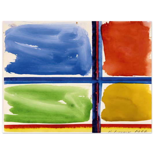 Blinky Palermo - FENSTERKREUZ II 1966 Fine Art Poster - Default Title
