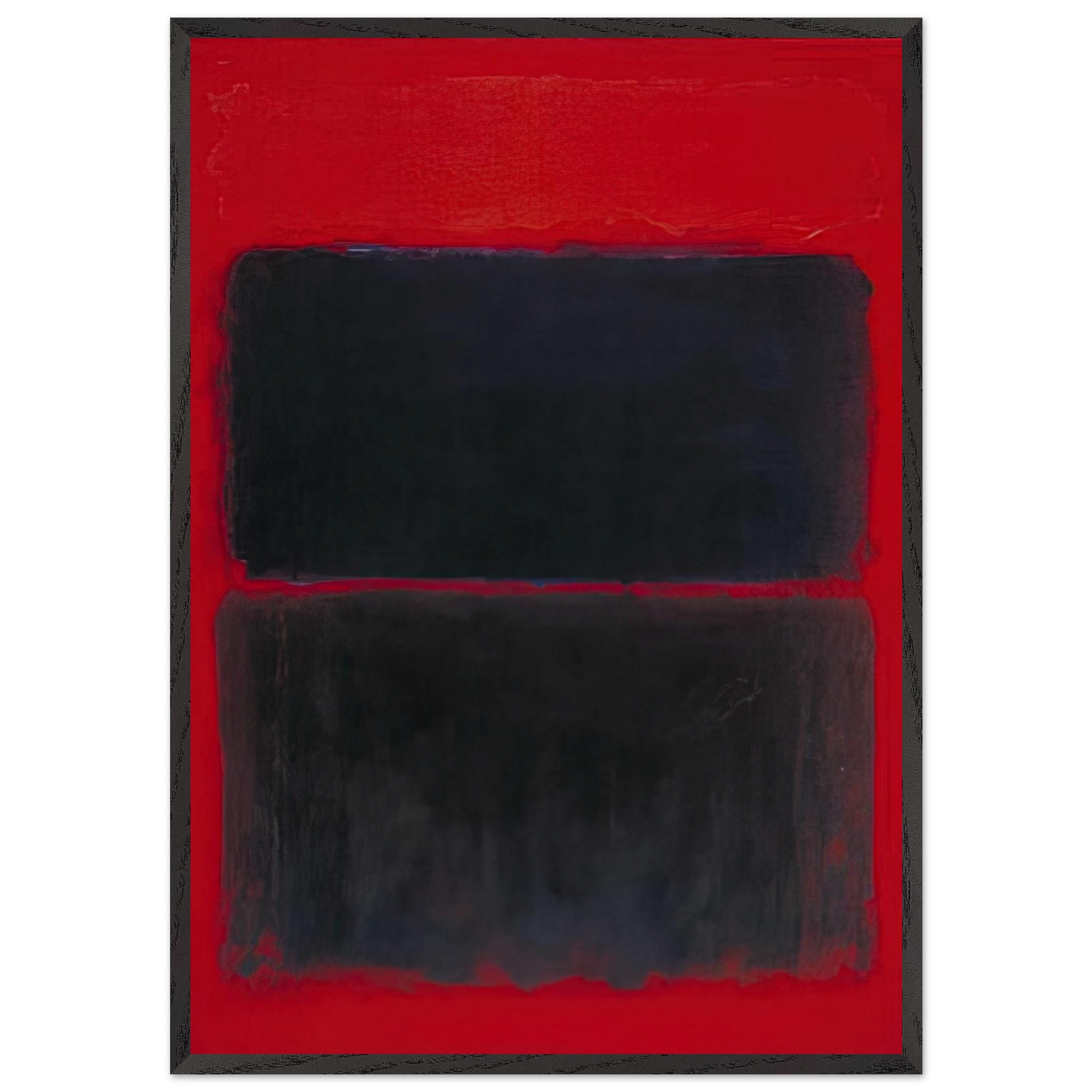 Light Red Over Black - 1957 - Mark Rothko Framed Art Print – Black Wooden Frame - Default Title - -Framed Art Print
