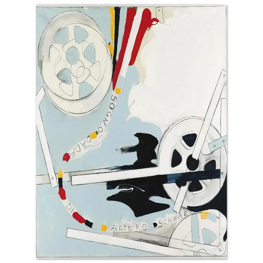 Mario Schifano - Il Sogno Dada di Arturo Schwarz - 1965 Fine Art Poster - Default Title