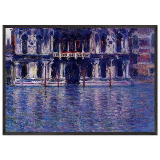 Palazzo Contarini - claude monet Framed Art Print – Black Wooden Frame - Default Title - -Framed Art Print