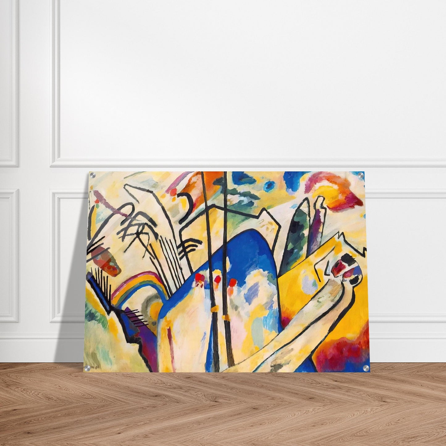 COMPOSITION IV 1911 - Wassily Kandinsky Acrylic Print - 70x100 cm / 28x40″ inches | Wassily Kandinsky Wall Art | Wassily Kandinsky Prints