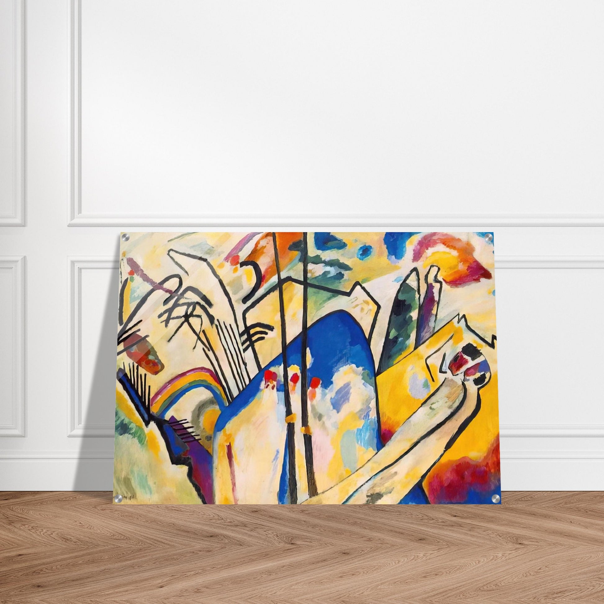 COMPOSITION IV 1911 - Wassily Kandinsky Acrylic Print - 70x100 cm / 28x40″ inches | Wassily Kandinsky Wall Art | Wassily Kandinsky Prints