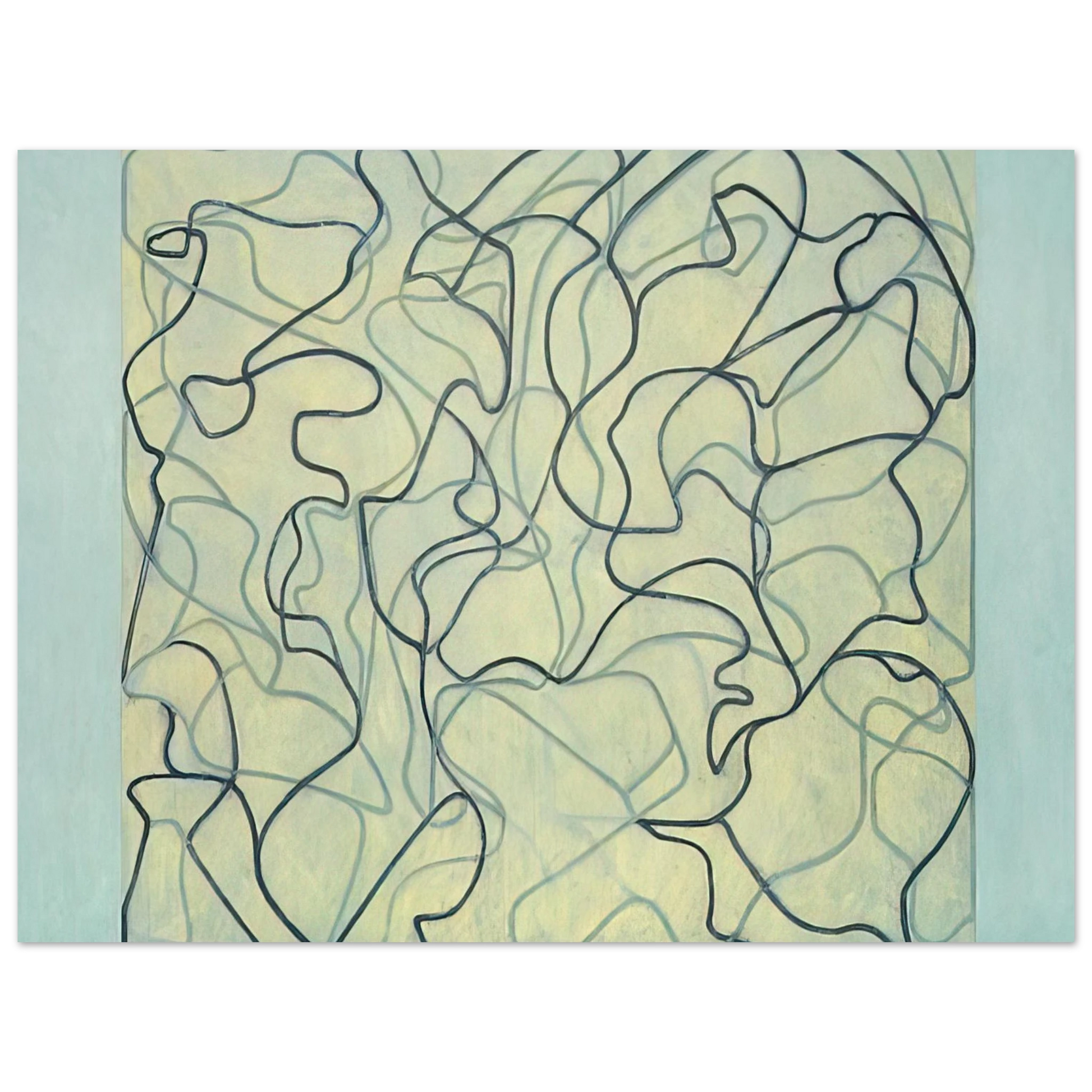 Brice Marden - First Letter - 2009 Fine Art Poster - Default Title
