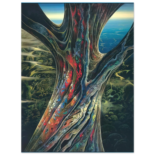 Eyvind Earle - The Great Jewel Tree Fine Art Poster - Default Title