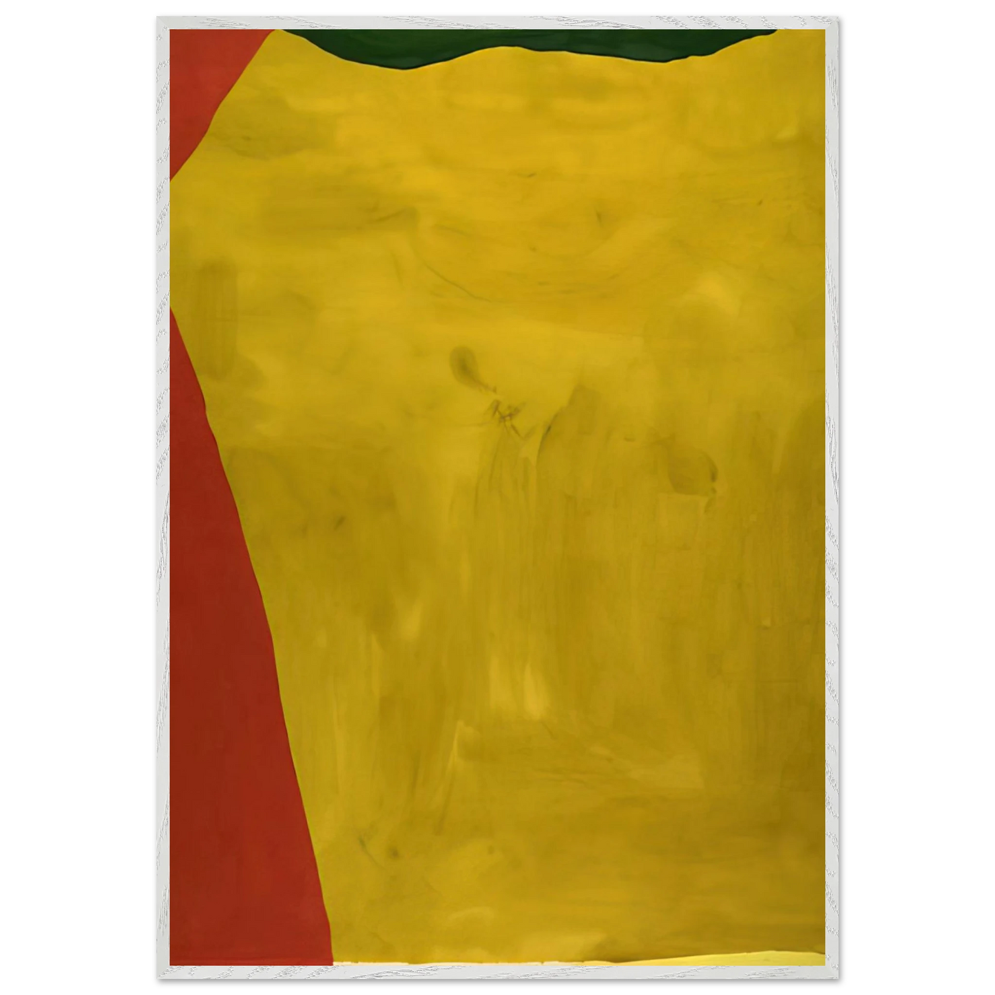 Helen Frankenthaler - Blessing of the Fleet - 1969 Wall art - 15x20 cm / 6x8 inches - Premium Wooden Framed Poster With Fine Art Paper - Wood frame