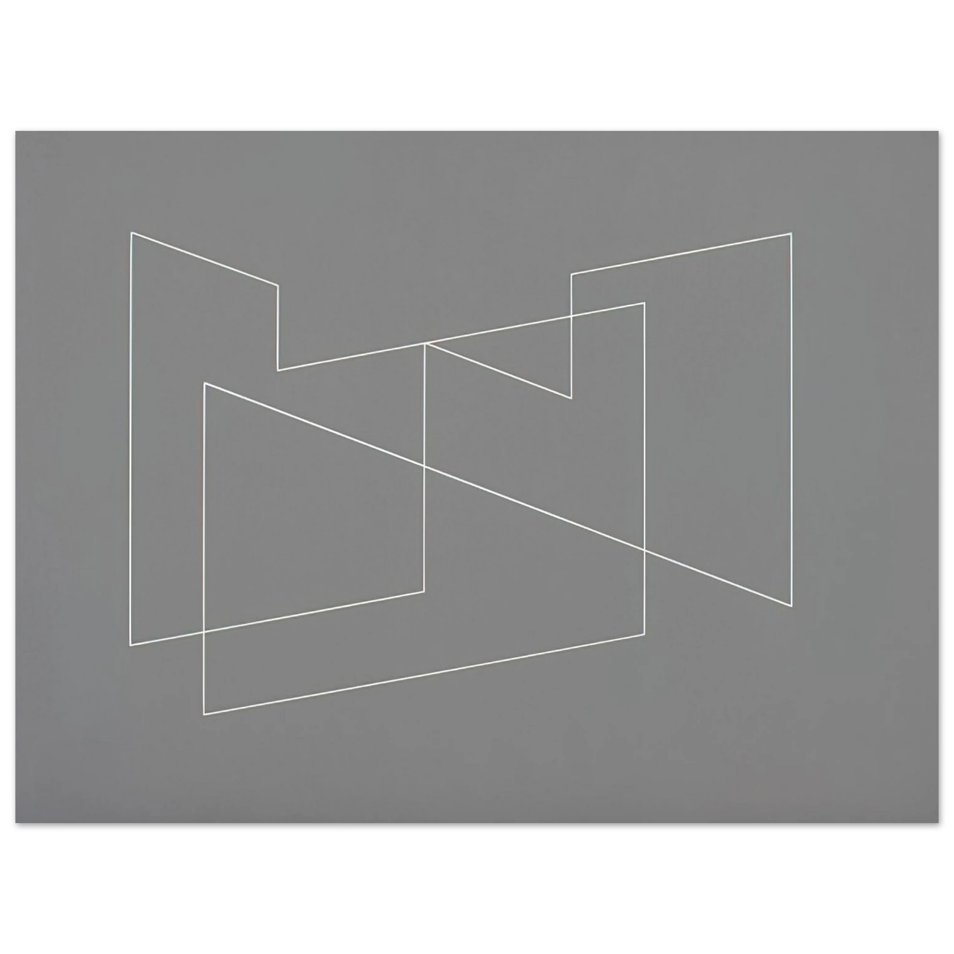 Josef Albers - STRUCTURAL INDICATION 1948 Fine Art Poster - Default Title