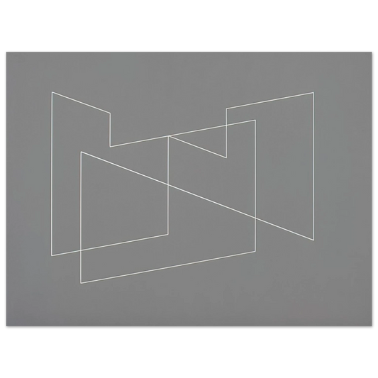 Josef Albers - STRUCTURAL INDICATION 1948 Fine Art Poster - Default Title