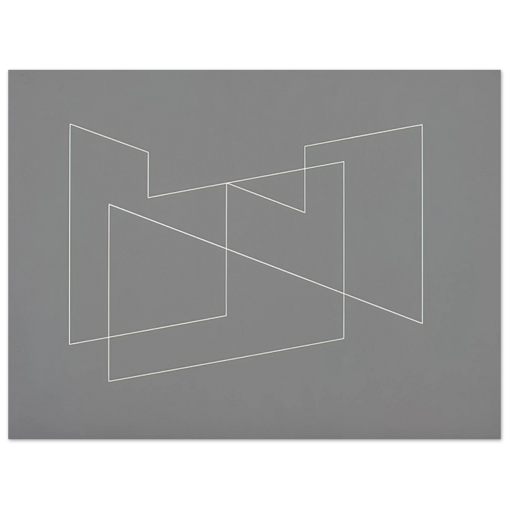 Josef Albers - STRUCTURAL INDICATION 1948  75x100 cm / 30x40inches Fine Art Poster