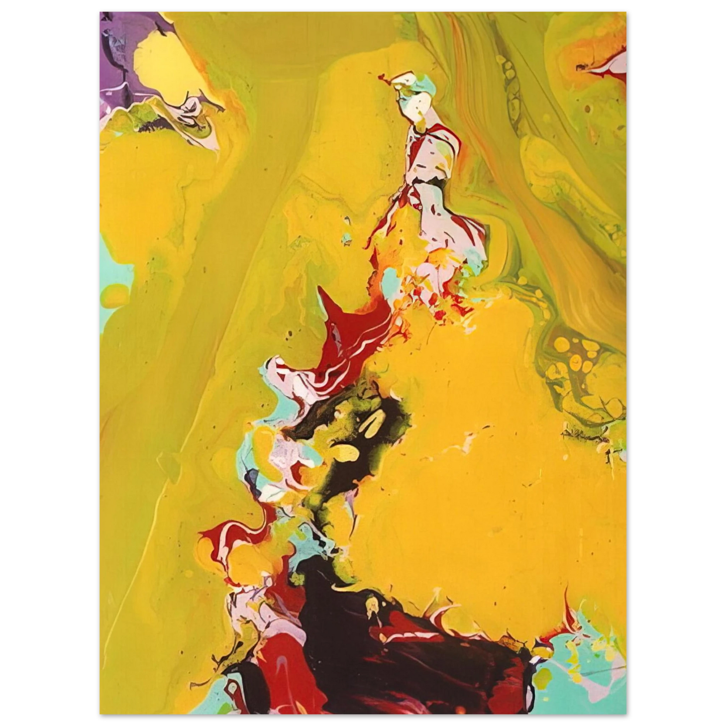 Sam Francis - Untitled  SFP86-165  Fine Art Poster - Default Title