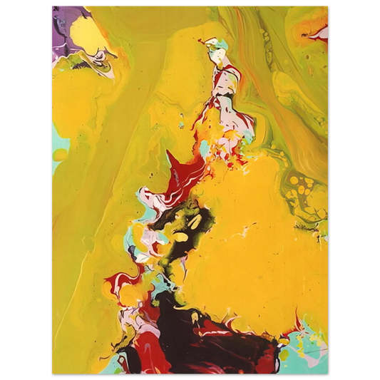 Sam Francis - Untitled  SFP86-165  Fine Art Poster - Default Title