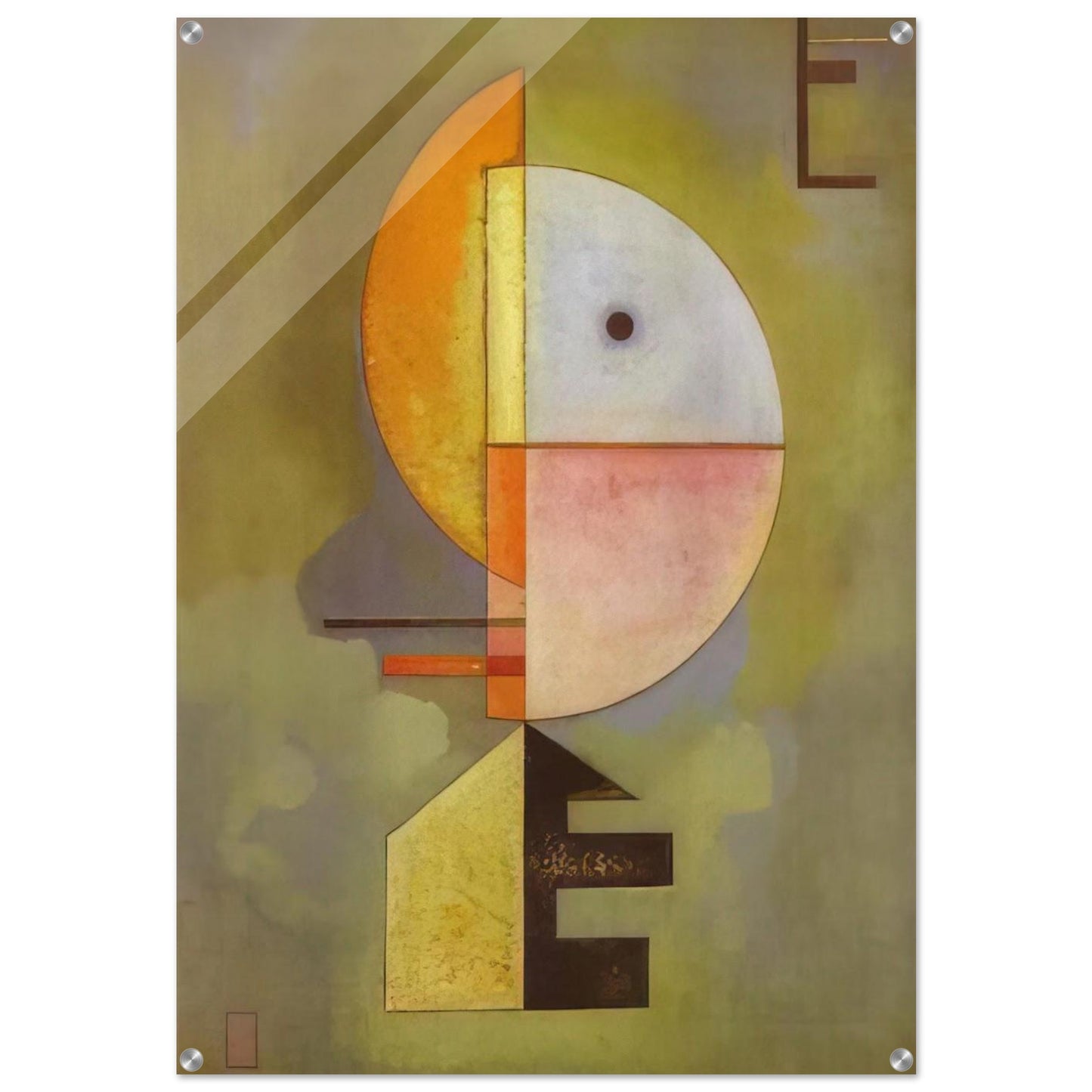 UPWARD 1929 - Wassily Kandinsky Acrylic Print - 70x100 cm / 28x40″ inches | Wassily Kandinsky Wall Art | Wassily Kandinsky Prints