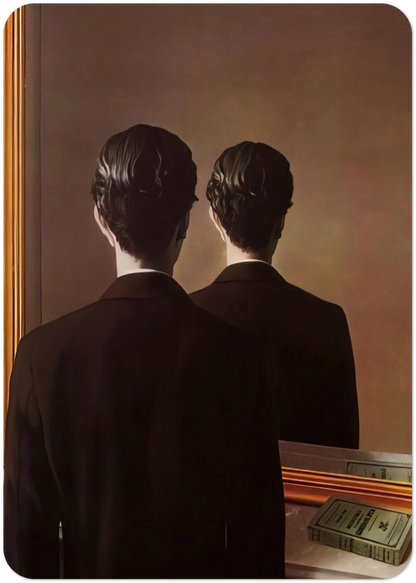 NOT TO BE REPRODUCED 1937 By Rene Magritte Pack of 10 Post Cards | Rene Magritte Post Cards | A6 (10.5 x 14.8 cm) - 4.1 x 5.8 inches