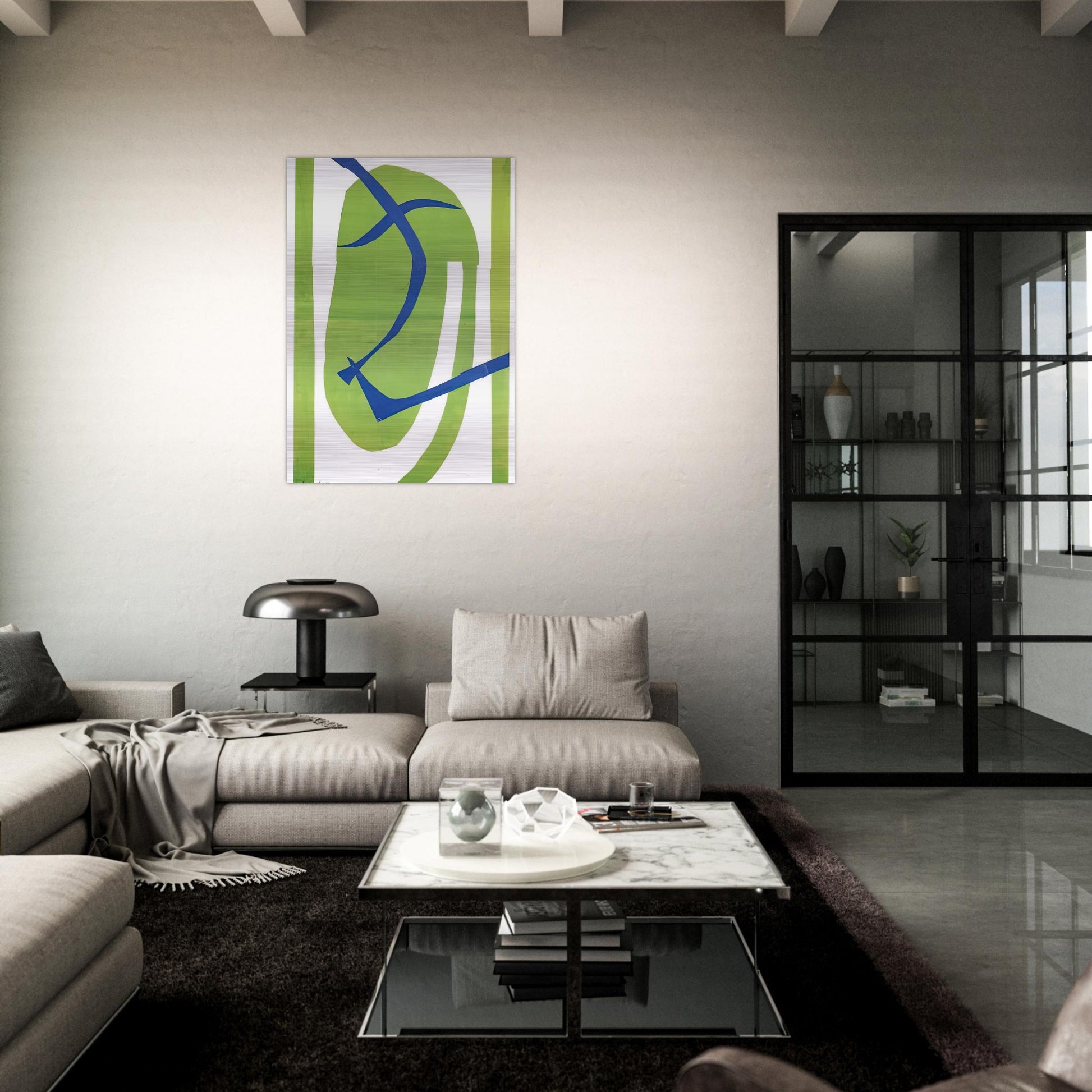 JAPANESE MASK 1950 - Henri Matisse Brushed Aluminum Print - 70x100 cm / 28x40 inches | Henri Matisse Aluminum Print | Henri Matisse Prints