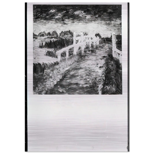 Maruchbrucke - Emil Nolde Brushed Aluminum Print - 70x100 cm / 28x40 inches | Emil Nolde Aluminum Print | Emil Nolde Prints