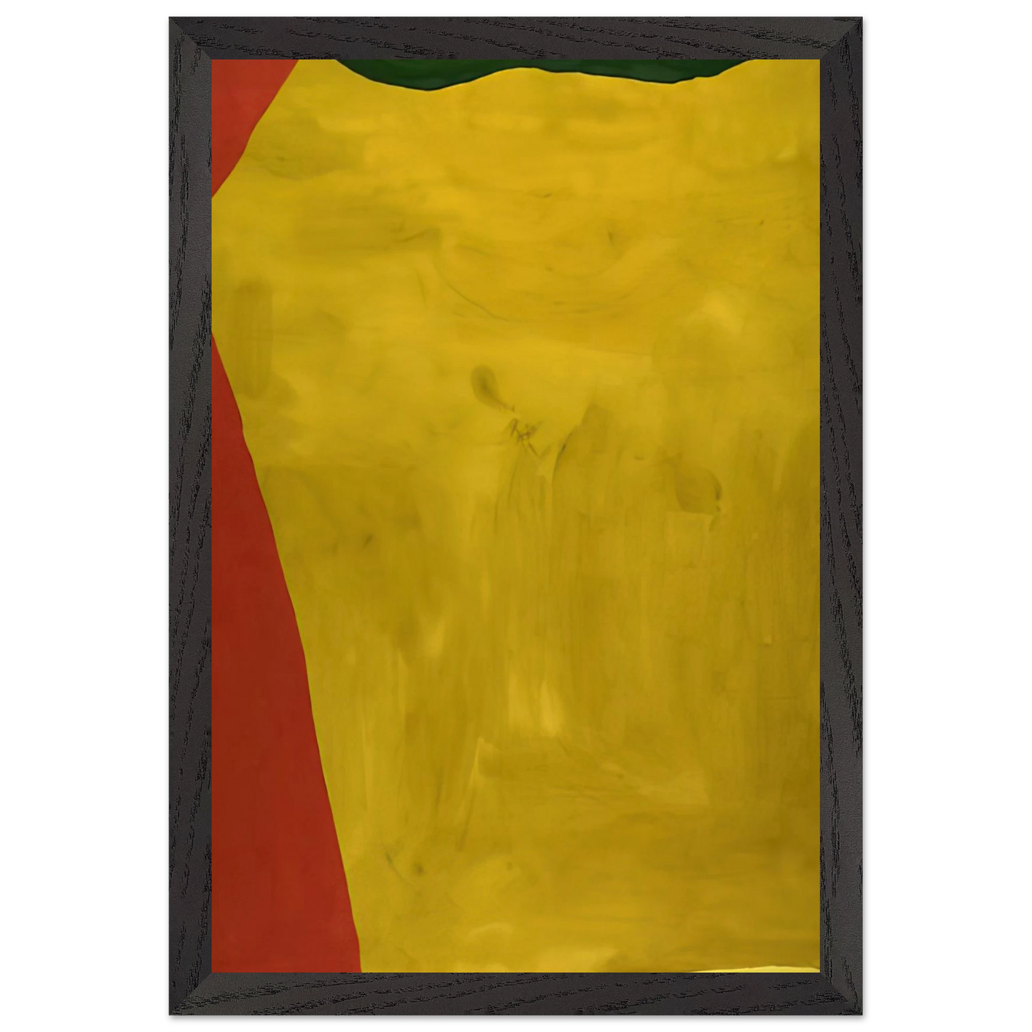 Helen Frankenthaler - Blessing of the Fleet - 1969 Wall art - 50x70 cm / 20x28 inches - Premium Wooden Framed Poster With Fine Art Paper - Black frame
