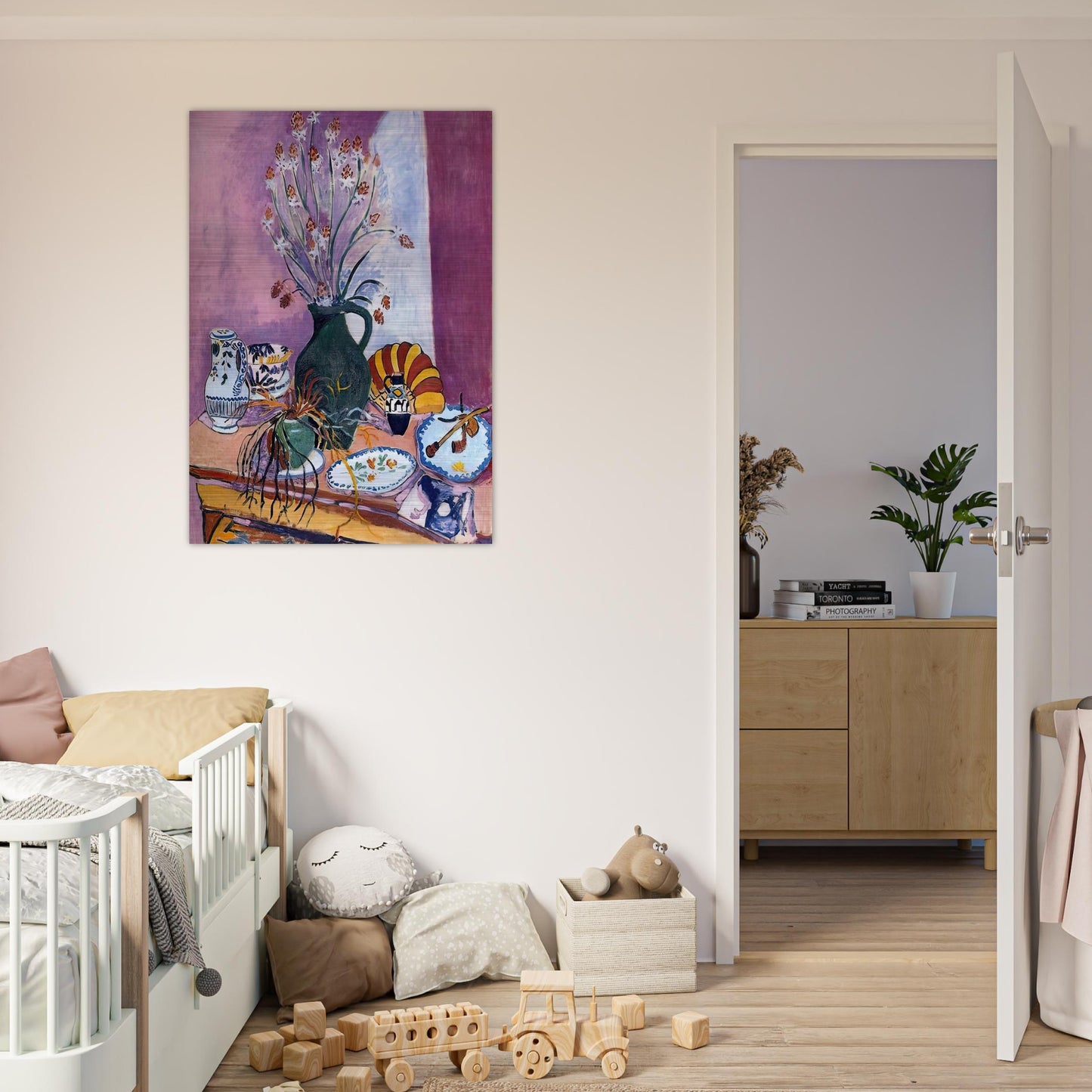 STILL LIFE WITH FLOWERS - Henri Matisse Brushed Aluminum Print - 70x100 cm / 28x40 inches | Henri Matisse Aluminum Print | Henri Matisse Prints