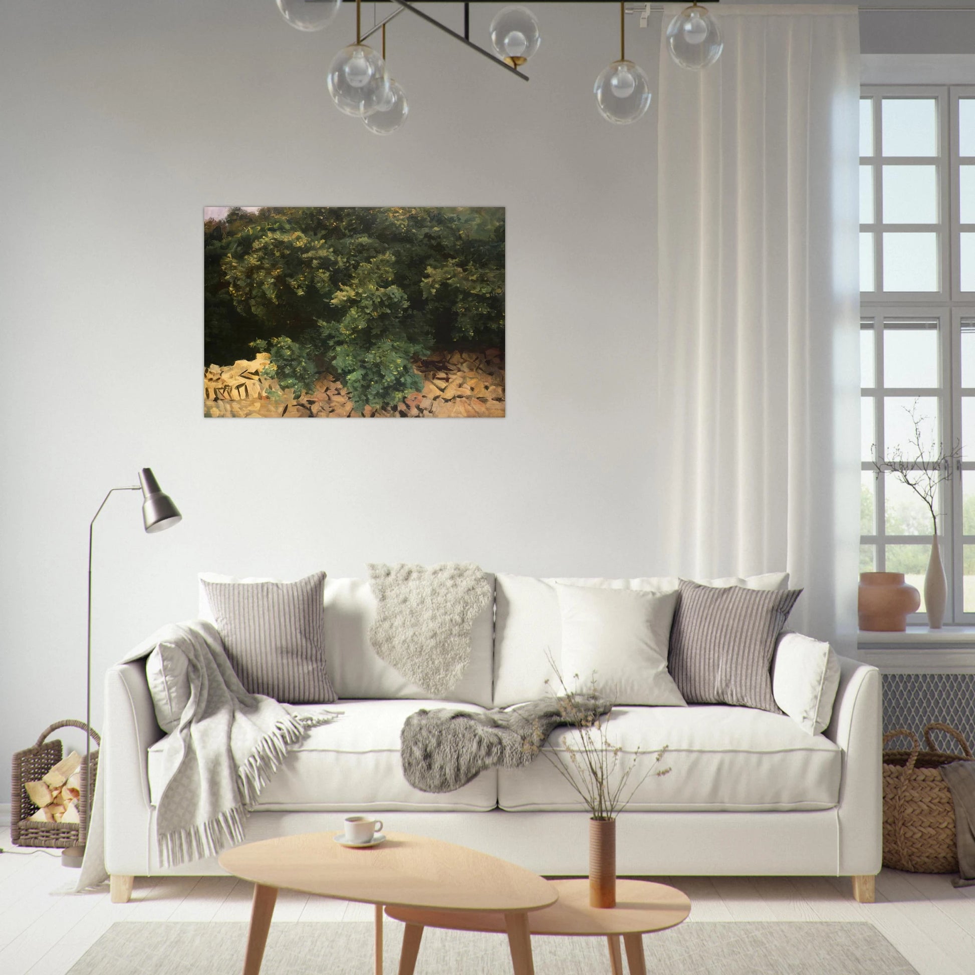 Ilex Wood, Majorca - John Singer Sargent Brushed Aluminum Print - 70x100 cm / 28x40 inches | John Singer Sargent Aluminum Print | John Singer Sargent Prints