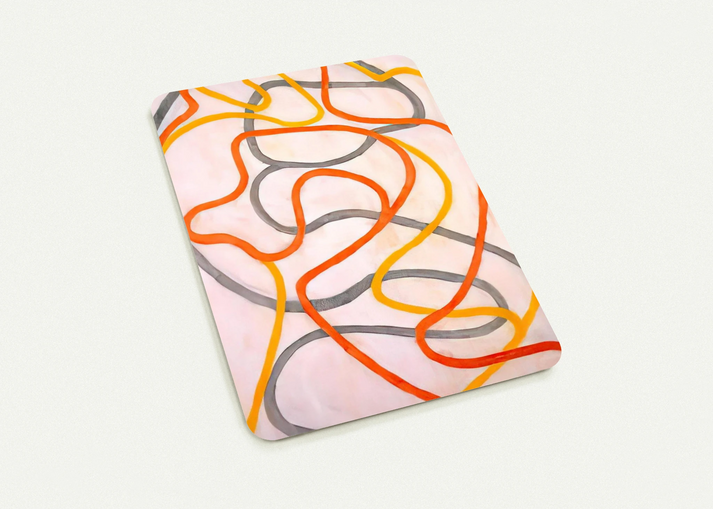 Attendant 5 - 1999 By Brice Marden Pack of 10 Post Cards | Brice Marden Post Cards | A6 (10.5 x 14.8 cm) - 4.1 x 5.8 inches