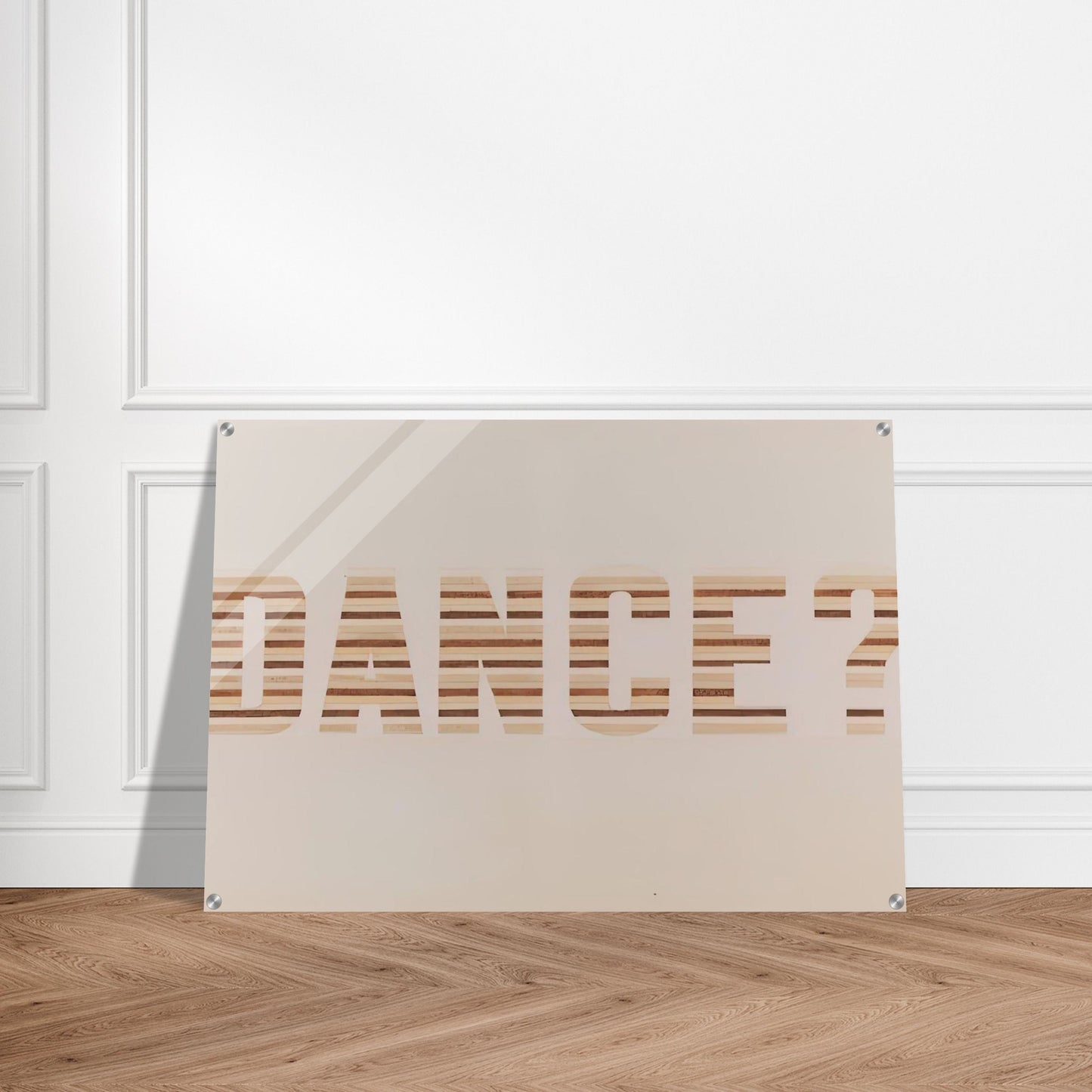 DANCE 1973 - Edward Ruscha Acrylic Print - 70x100 cm / 28x40″ inches | Edward Ruscha Wall Art | Edward Ruscha Prints