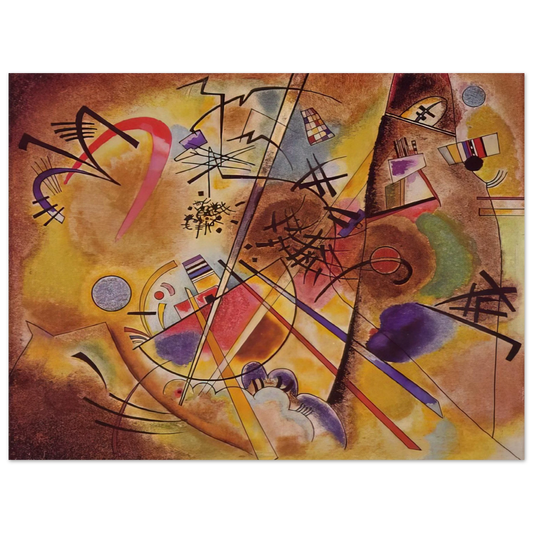 Wassily Kandinsky - SMALL DREAM IN RED 1925 Fine Art Poster - Default Title