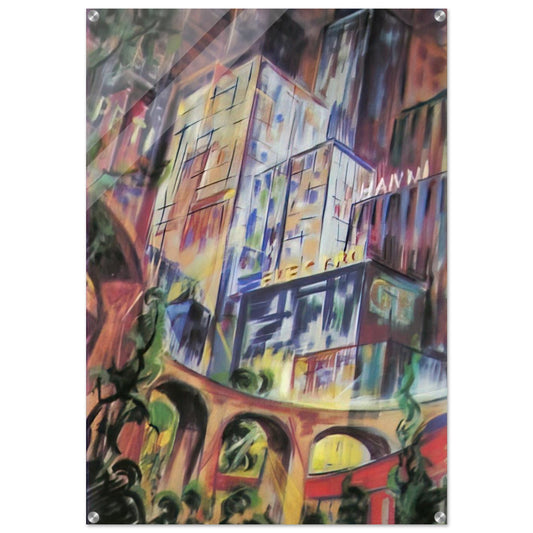 Untitled - Expressionism - Konrad Zuse Acrylic Print - 70x100 cm / 28x40″ inches | Konrad Zuse Wall Art | Konrad Zuse Prints