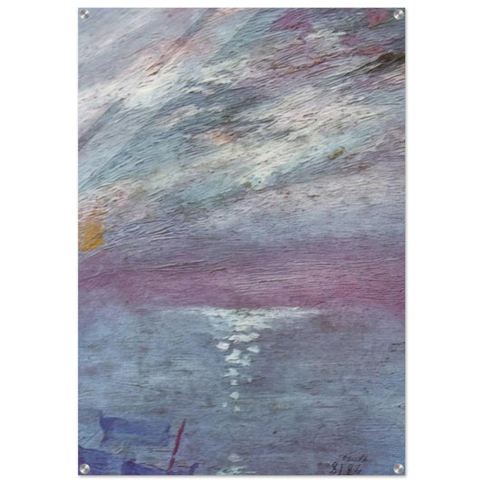 MOONLIGHT OVER THE BAY AT CADAQUES - Salvador Dali Acrylic Print - 70x100 cm / 28x40″ inches | Salvador Dali Wall Art | Salvador Dali Prints