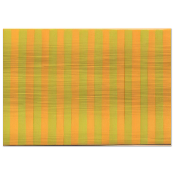 Two Yellows - 1959 - Gene Davis Brushed Aluminum Print - 70x100 cm / 28x40 inches | Gene Davis Aluminum Print | Gene Davis Prints