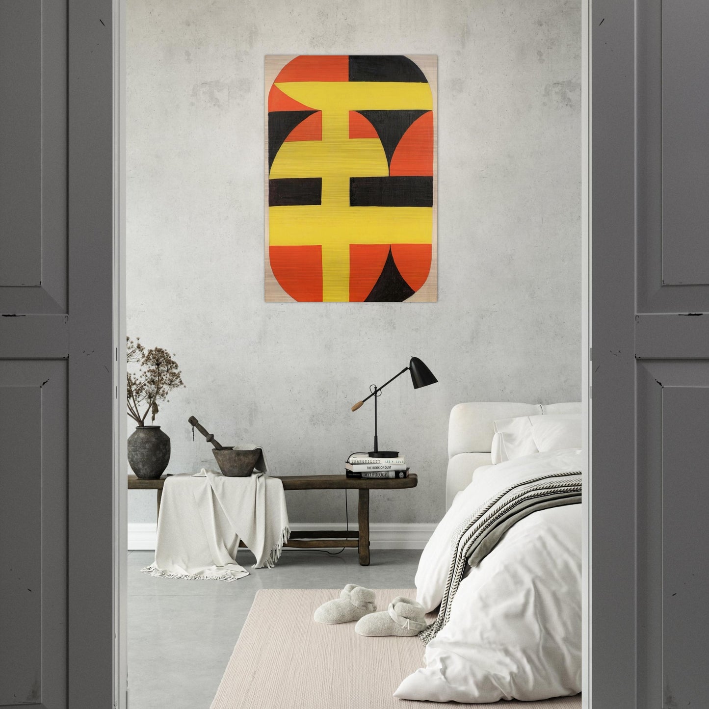 Siete - 1949 - Carmen Herrera Brushed Aluminum Print - 70x100 cm / 28x40 inches | Carmen Herrera Aluminum Print | Carmen Herrera Prints