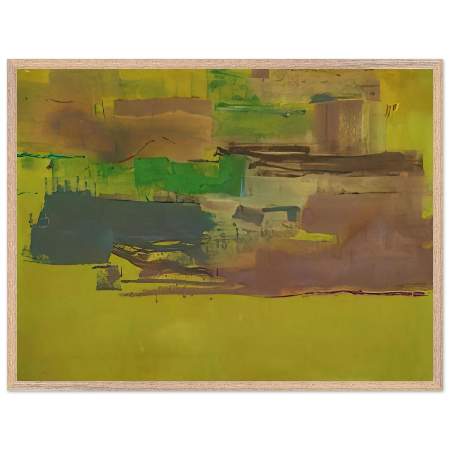 Helen Frankenthaler - August Deep - 1978 Wall art - A1 (59.4 x 84.1  cm) - Fine Art Poster - -