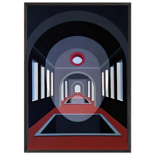 Transection 15 - 1972 - Clarence Holbrook Carter Framed Art Print – Black Wooden Frame - Default Title - -Framed Art Print