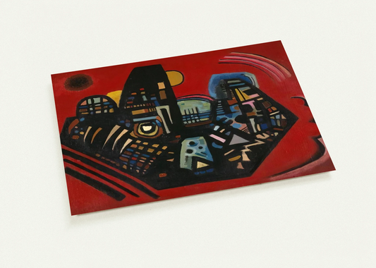 BLACK RED 1928 By Wassily Kandinsky Pack of 10 Post Cards | Wassily Kandinsky Post Cards | A6 (10.5 x 14.8 cm) - 4.1 x 5.8 inches