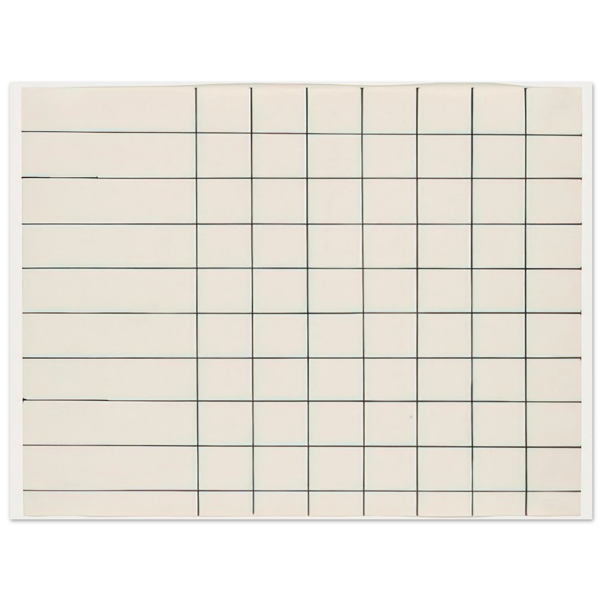 Ellsworth Kelly - Grid Lines from the series Line Form Color Fine Art Poster - Default Title