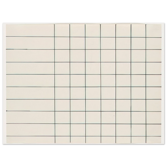 Ellsworth Kelly - Grid Lines from the series Line Form Color Fine Art Poster - Default Title