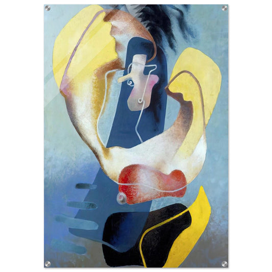 FIGURA NELLO SPAZIO I 1937 - Enrico Prampolini Acrylic Print - 70x100 cm / 28x40″ inches