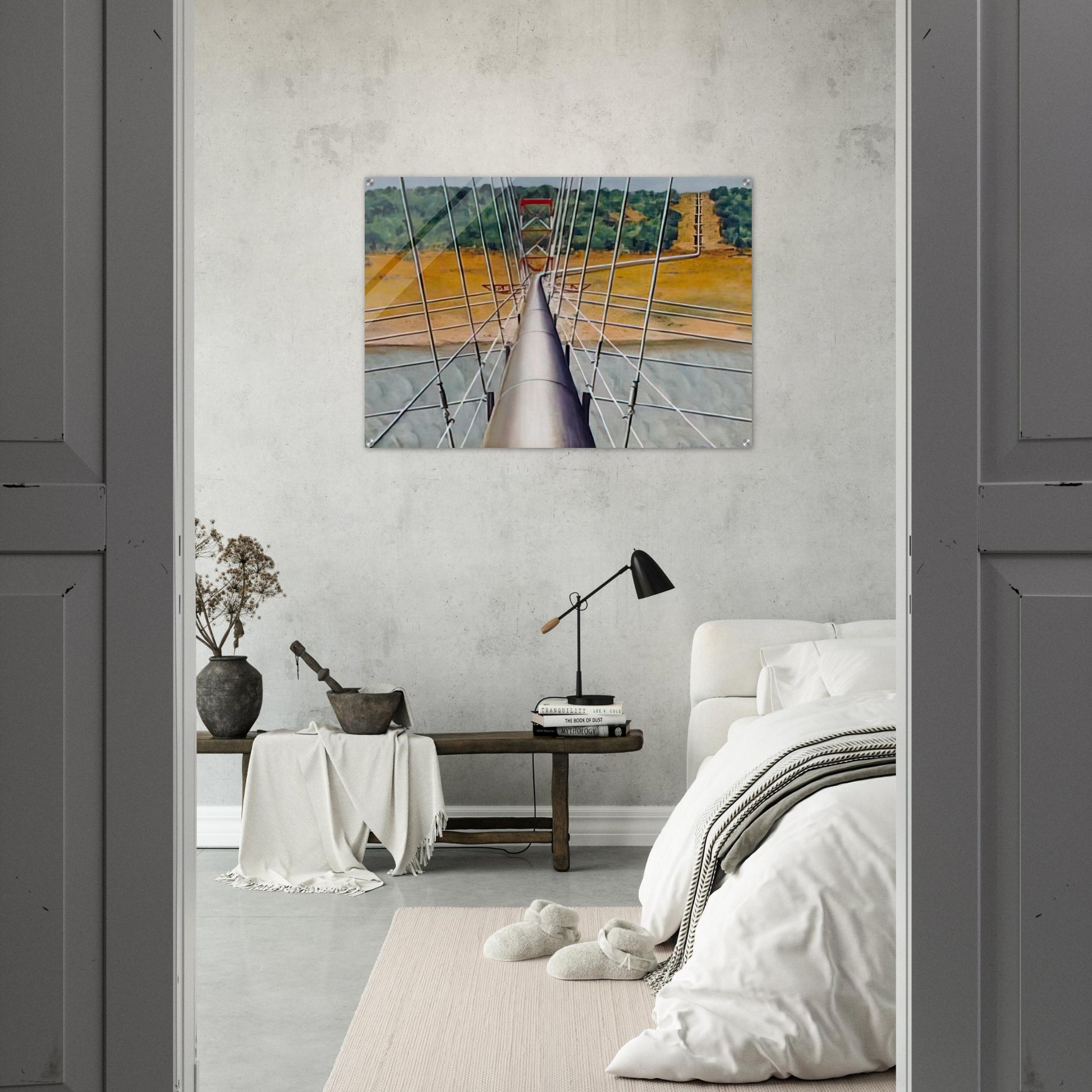 Pipeline - 1955 - Clarence Holbrook Carter Acrylic Print - 70x100 cm / 28x40″ inches | Clarence Holbrook Carter Wall Art | Clarence Holbrook Carter Prints