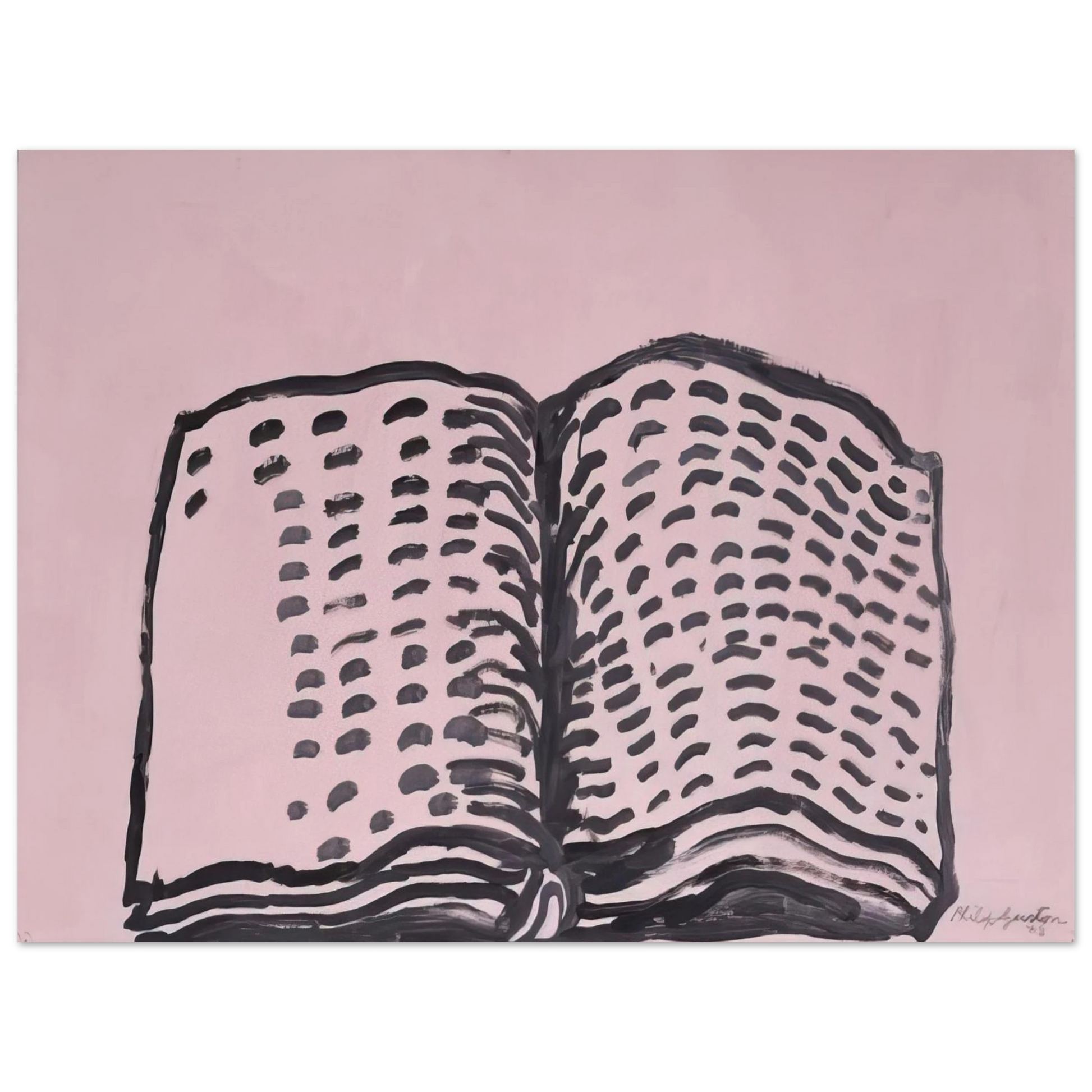 Philip Guston - UNTITLED BOOK Fine Art Poster - Default Title
