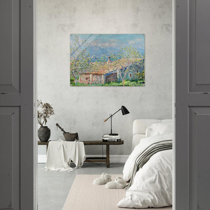 Gardener's House at Antibes - claude monet Acrylic Print - 70x100 cm / 28x40″ inches