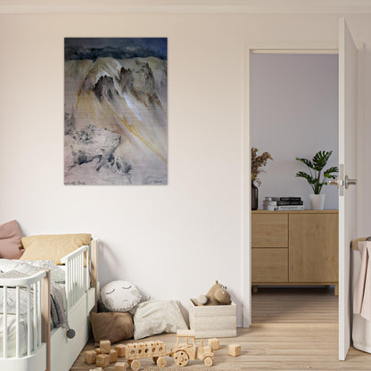 East wall of the canyon from Inspiration Point - Thomas Moran Brushed Aluminum Print - 70x100 cm / 28x40 inches | Thomas Moran Aluminum Print | Thomas Moran Prints